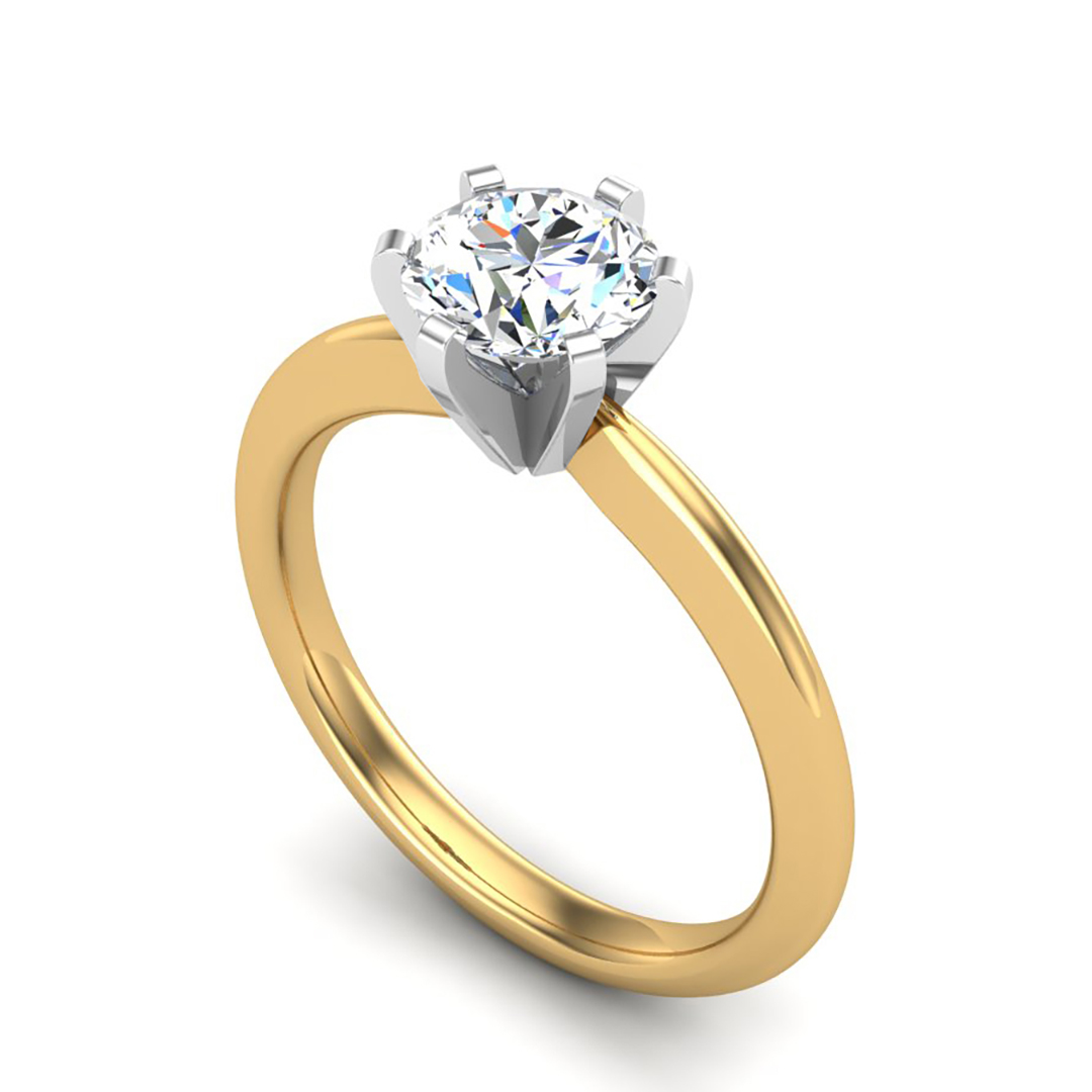 Maria 6 Prong Solitaire Engagement Ring